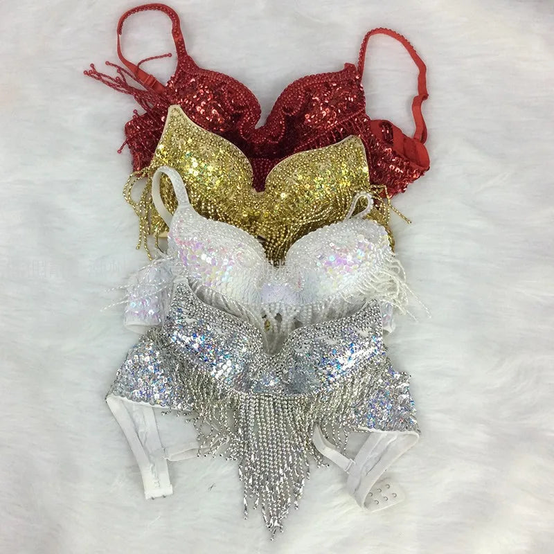 Costume 2 pièces ensemble soutien-gorge ceinture