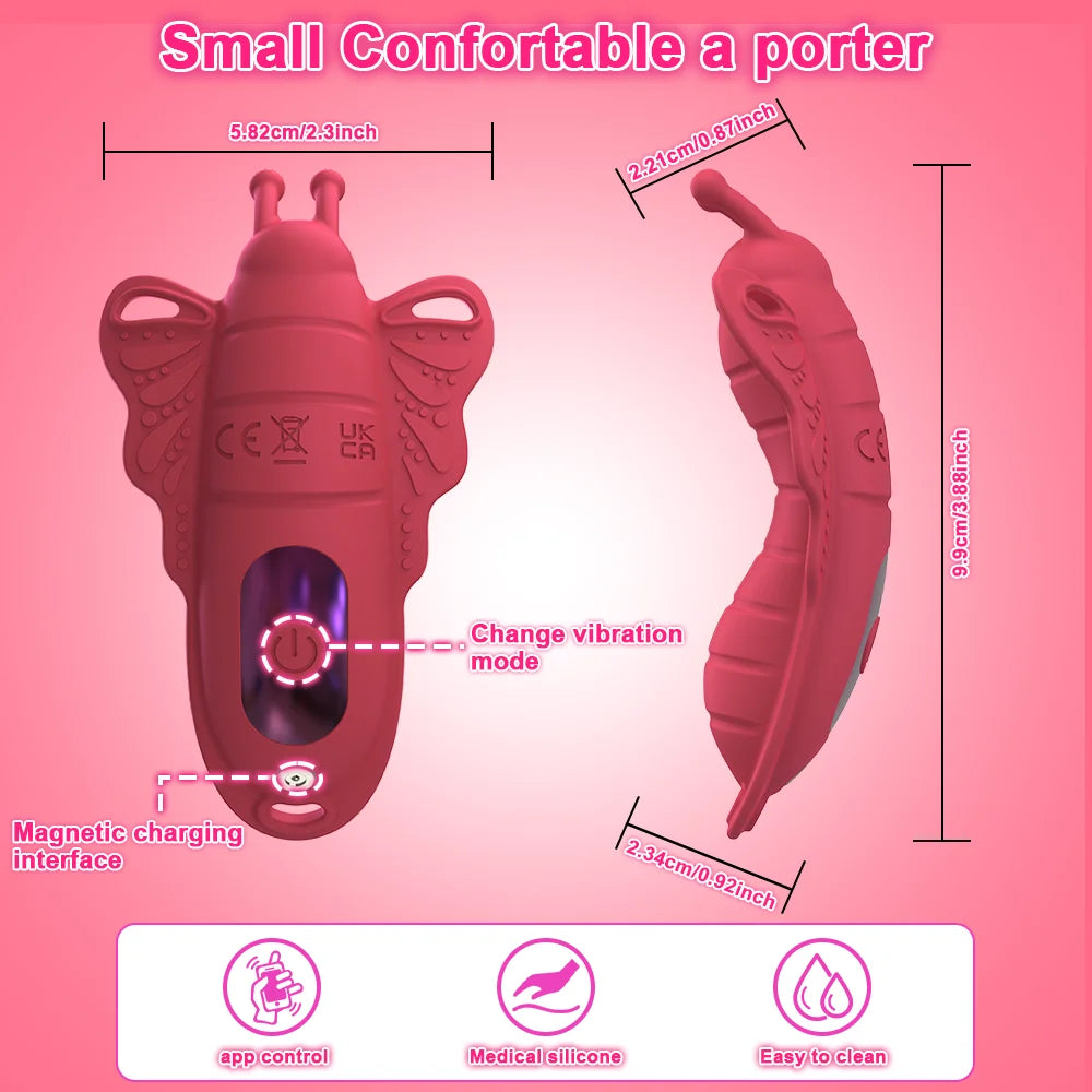 Vibromasseur à contrôle par application stimulateur de clitoris