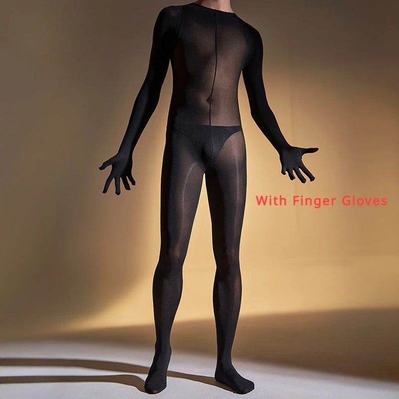 Combinaison sexy en velours pour hommes