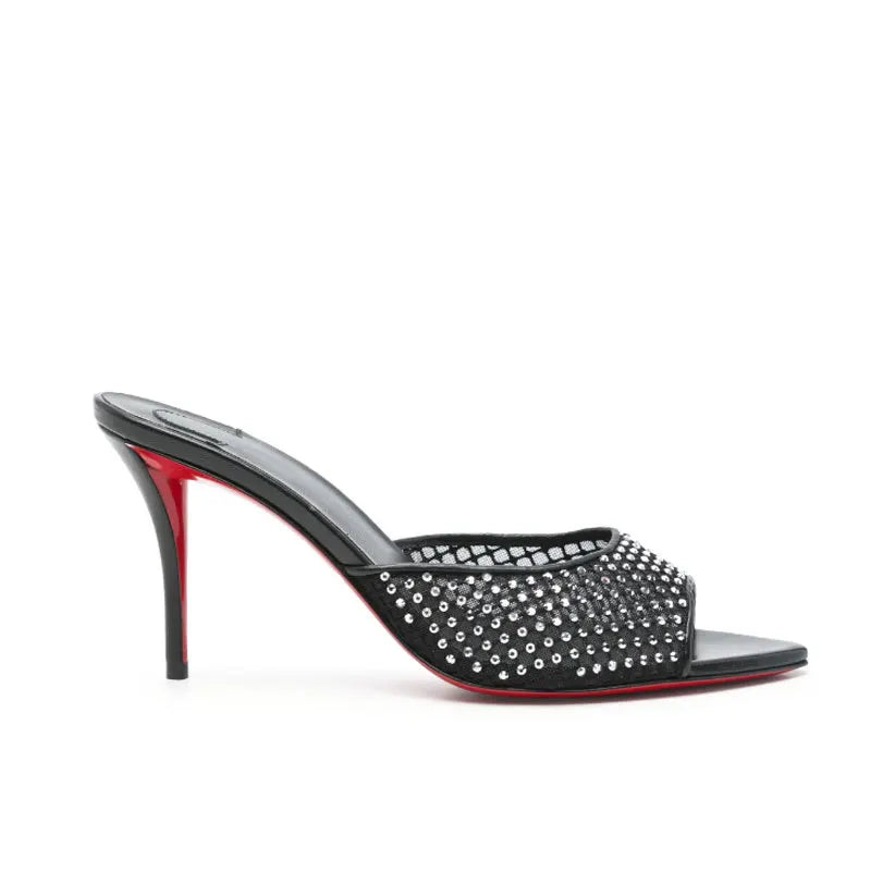 Chaussures en forme de bouche de poisson, pantoufles sexy une pièce
