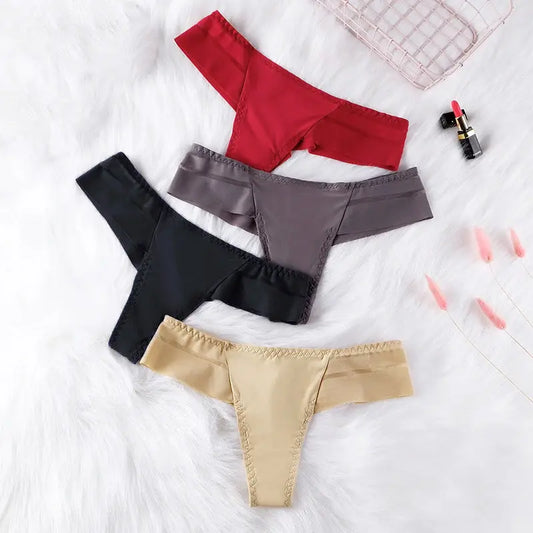 Ensemble string,culottes sans couture Perspective sous-vêtements transparents Clickbing Market