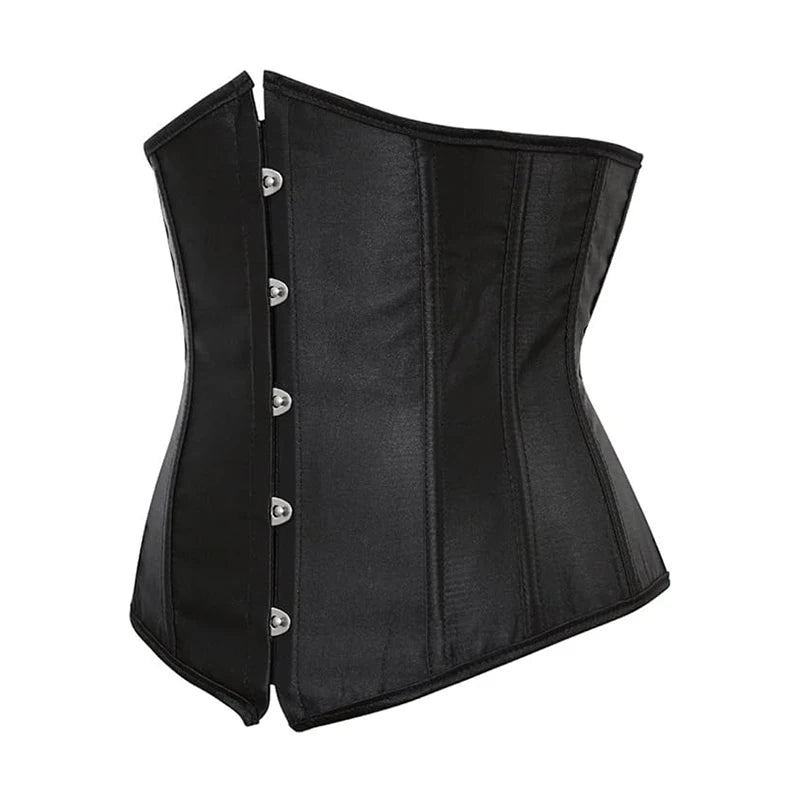Corset bustier en satin effet gainant