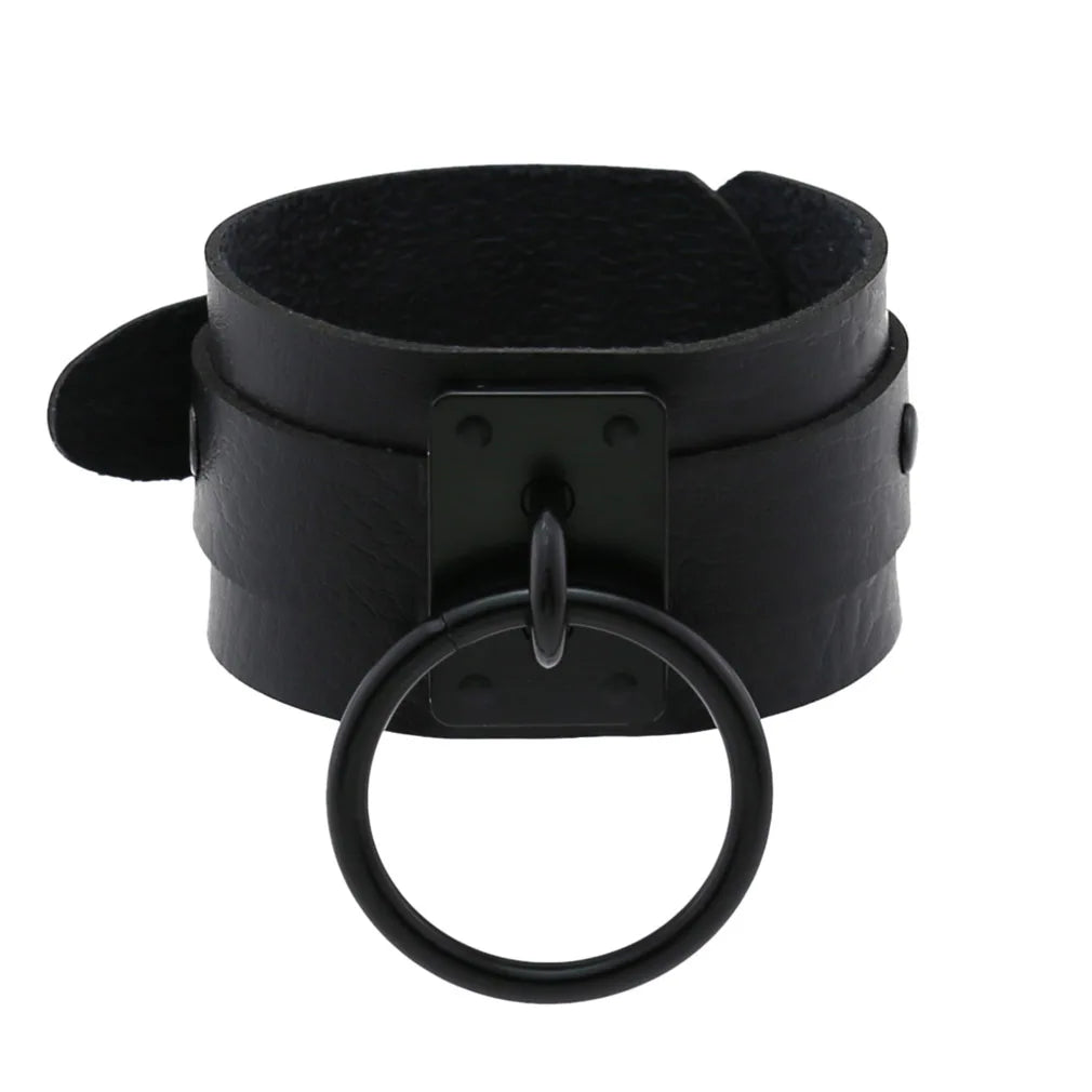 Bracelets à pendentif ronds noirs