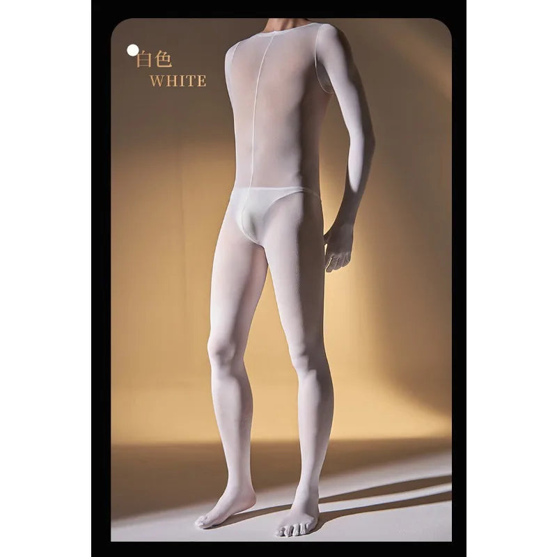 Combinaison sexy en velours pour hommes