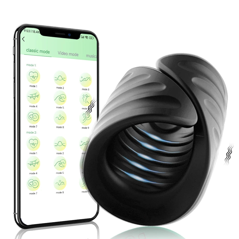Vibromasseur à contrôle par application pour homme