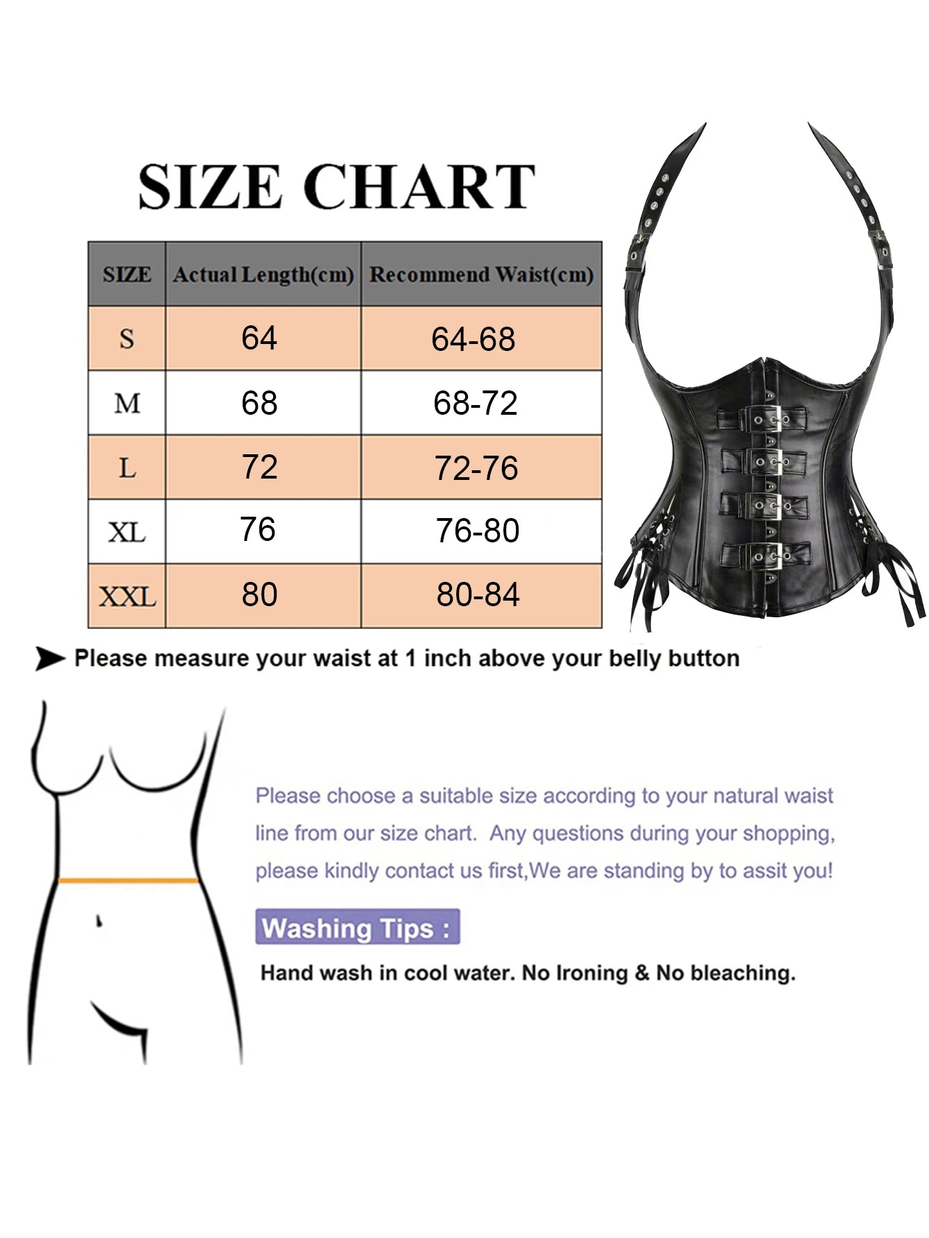 Corset bustier en cuir tendance corset sexy