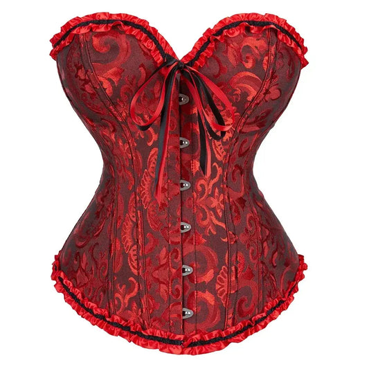 Corset victorien haut bustier à lacets baleines Clickbing Market
