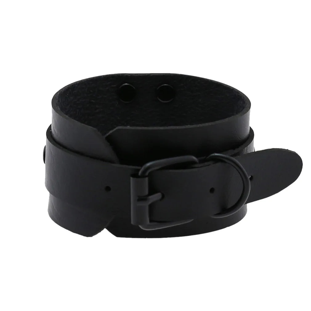 Bracelets à pendentif ronds noirs