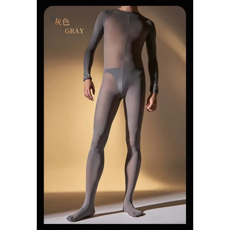 Combinaison sexy en velours pour hommes