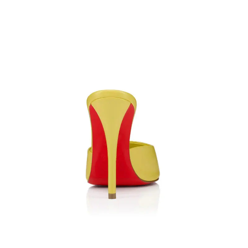Chaussures en forme de bouche de poisson, pantoufles sexy une pièce