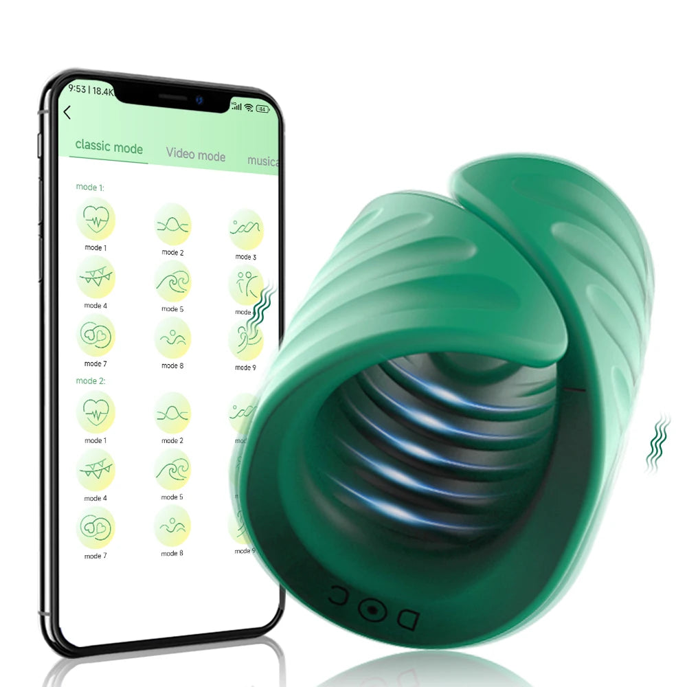 Vibromasseur à contrôle par application pour homme