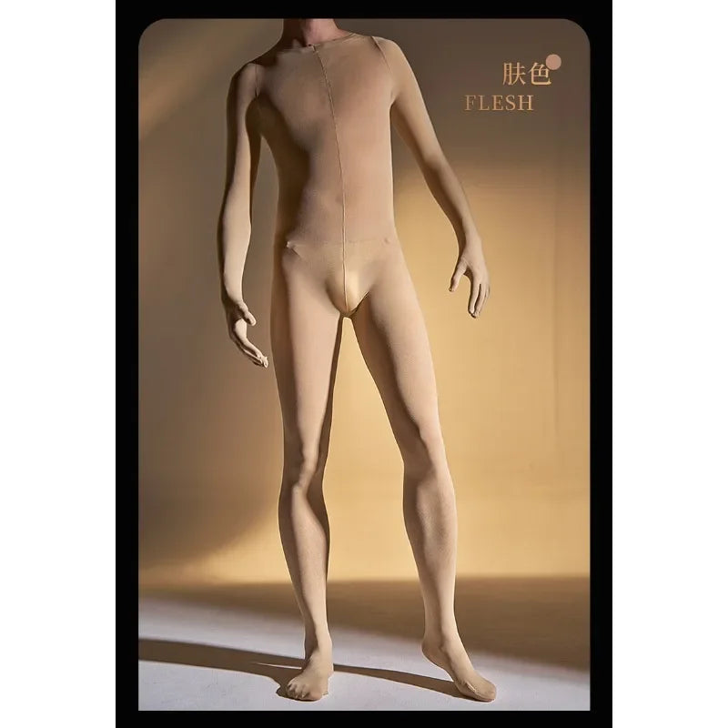 Combinaison sexy en velours pour hommes