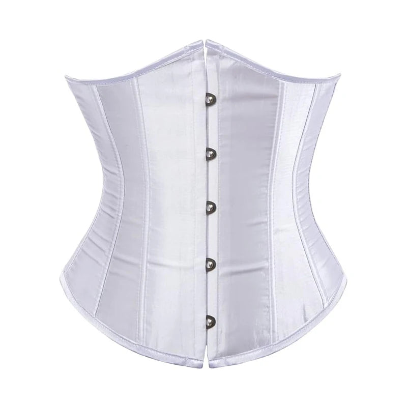 Corset bustier en satin effet gainant