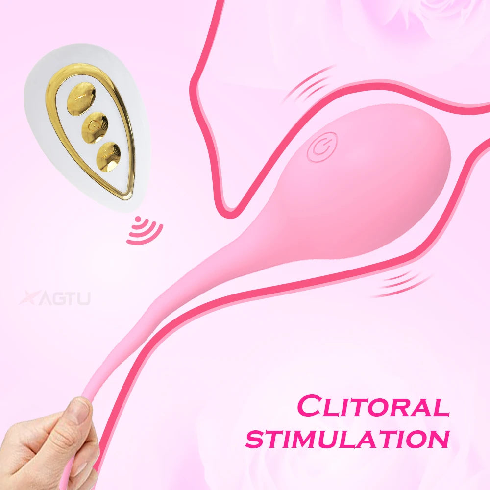 Oeuf vibrant télécommandé vibrateur pour point G