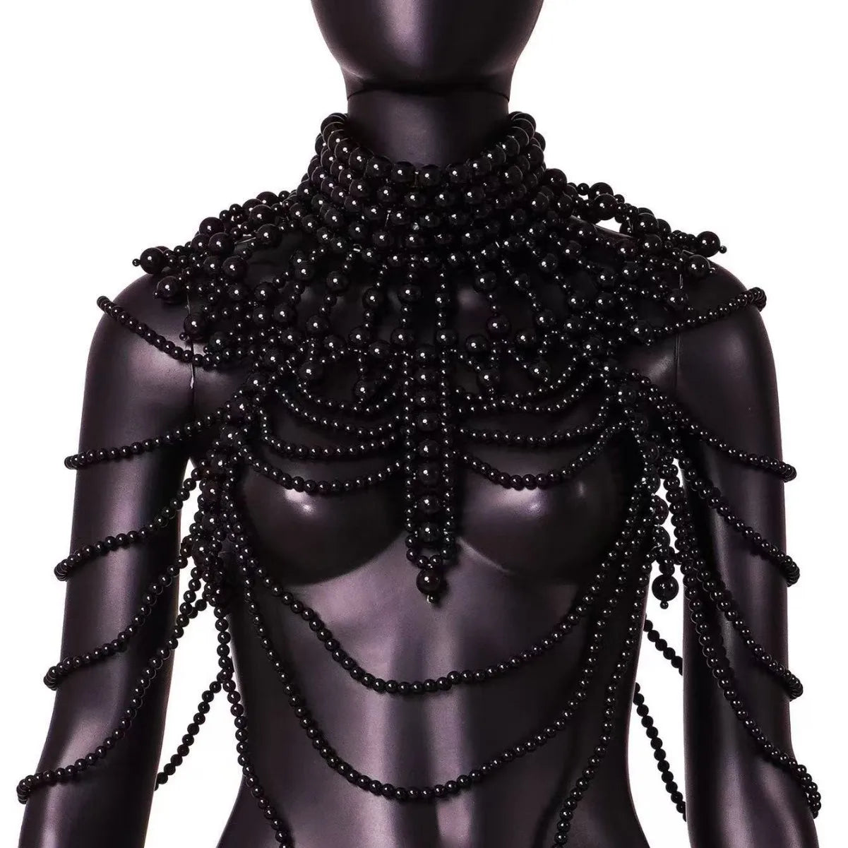 Nouvelle chaîne de corps sexy en perles multicouches faites à la main