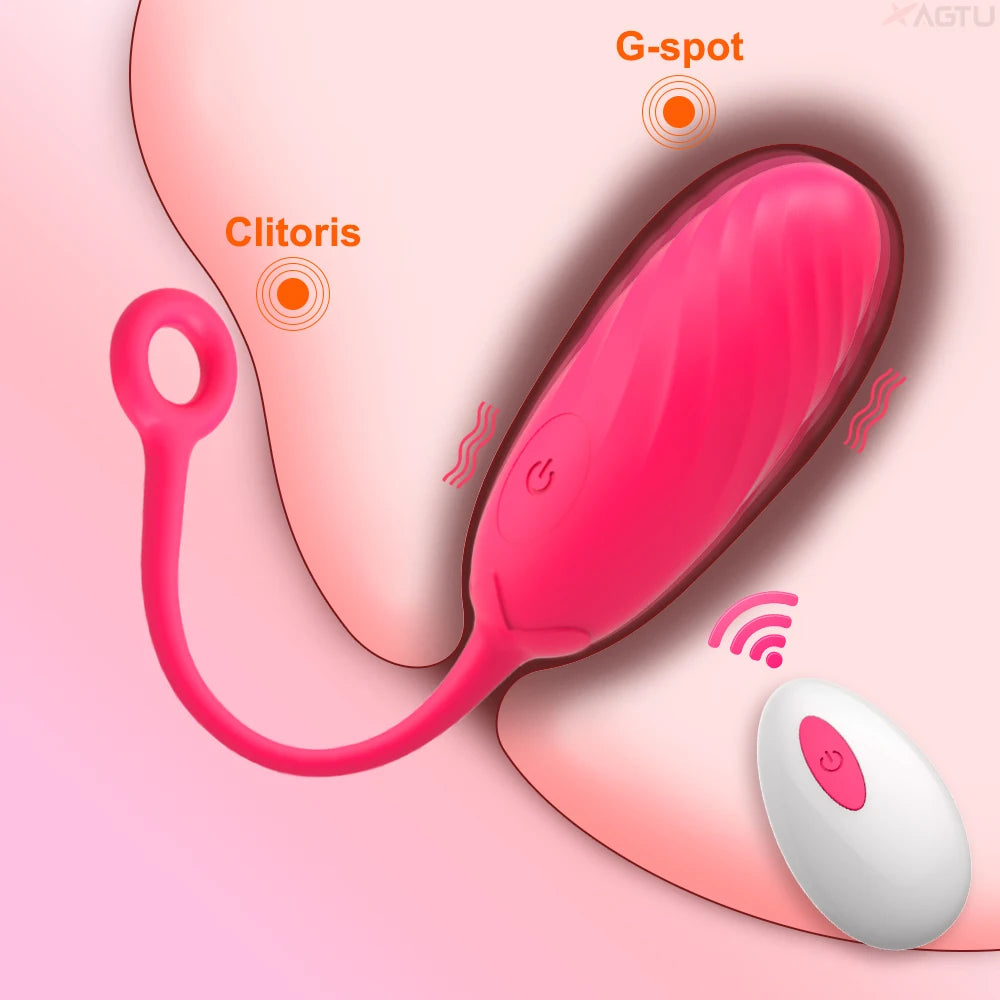 Oeuf vibrant télécommandé vibrateur pour point G