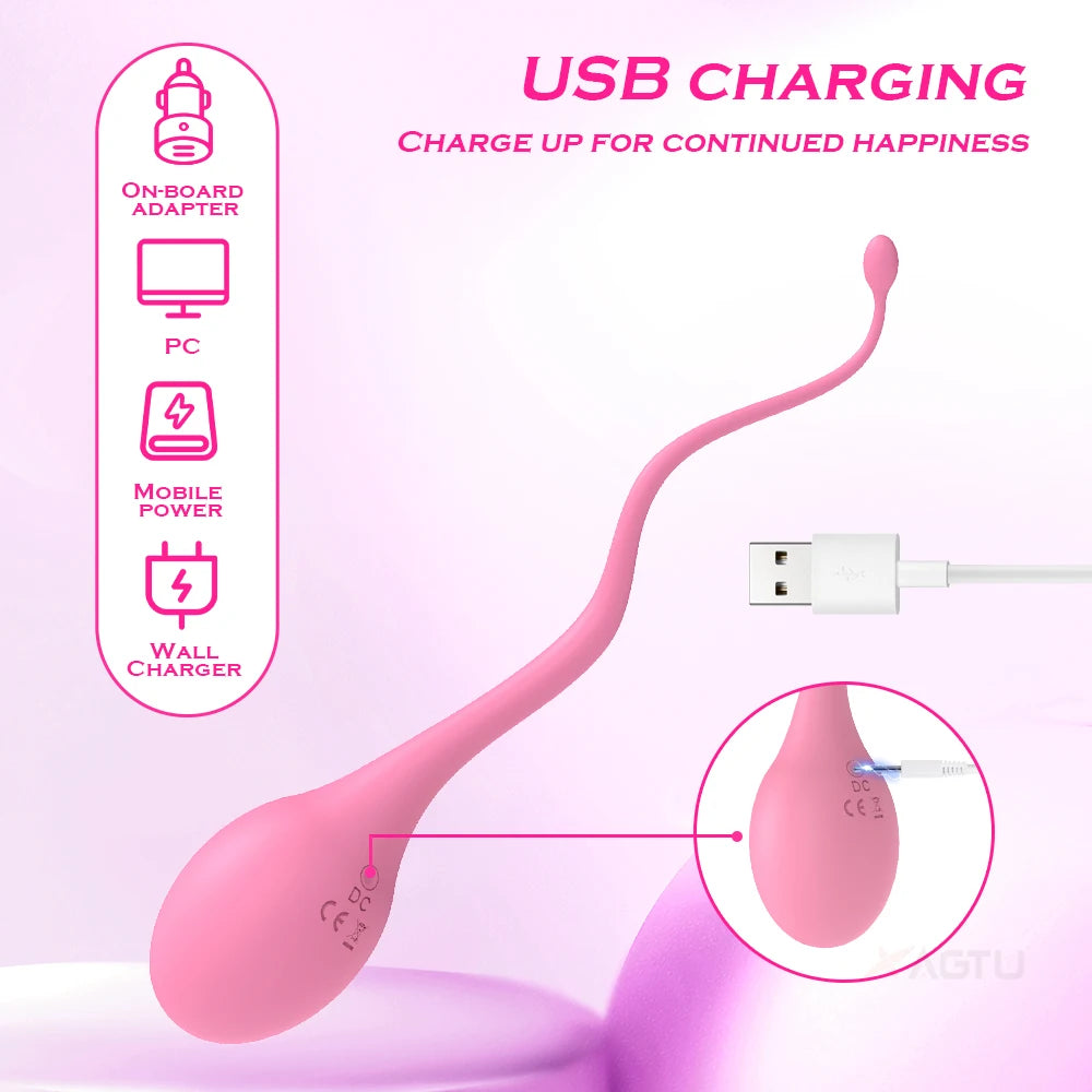 Oeuf vibrant télécommandé vibrateur pour point G