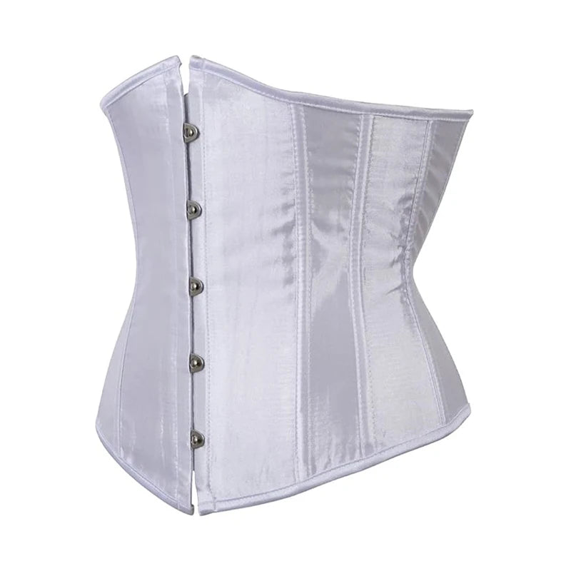 Corset bustier en satin effet gainant