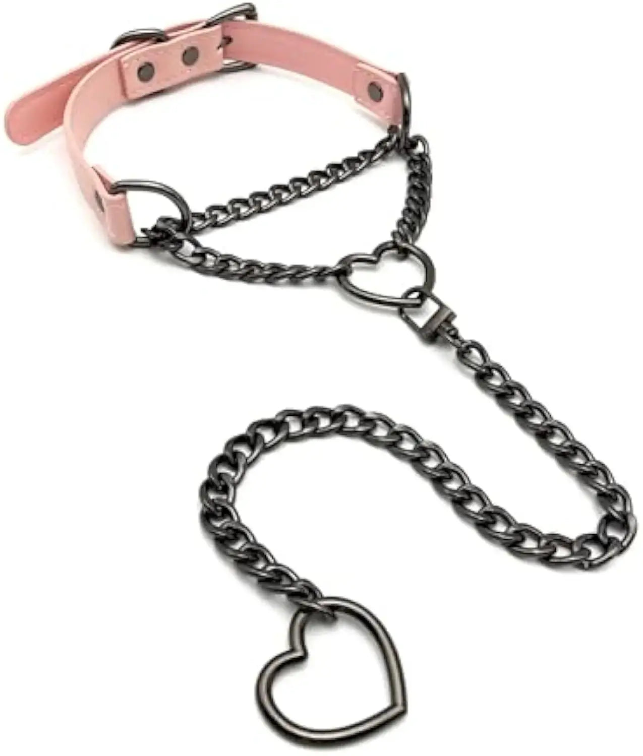 Collier ras du cou, joint torique chaîne coulissante en cuir Clickbing Market