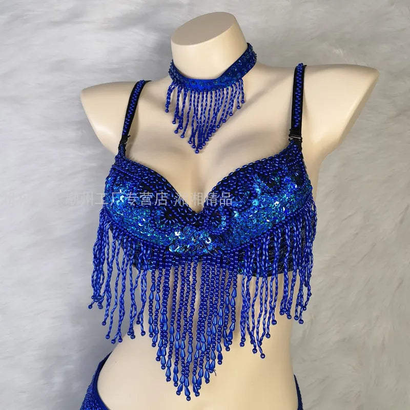 Costume 2 pièces ensemble soutien-gorge ceinture