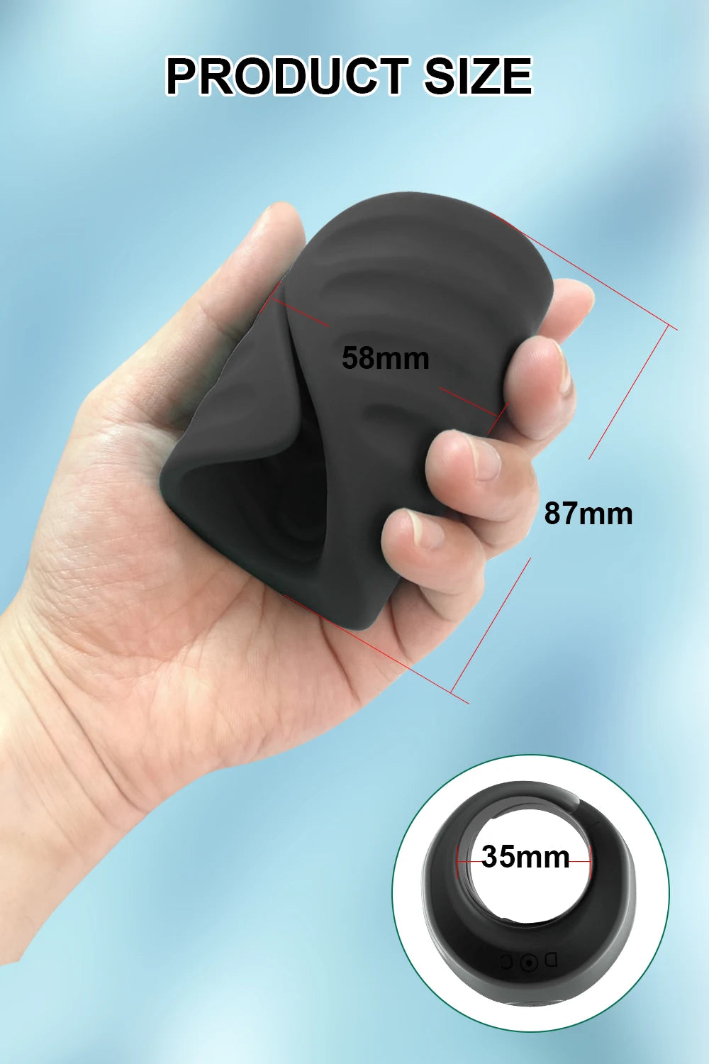 Vibromasseur à contrôle par application pour homme