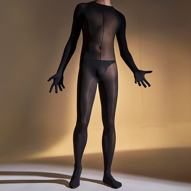 Combinaison sexy en velours pour hommes