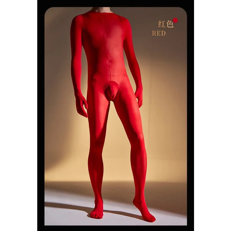 Combinaison sexy en velours pour hommes