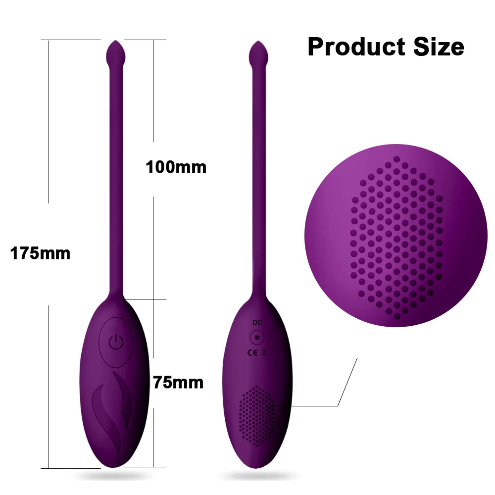 Oeuf vibrant télécommandé vibrateur pour point G
