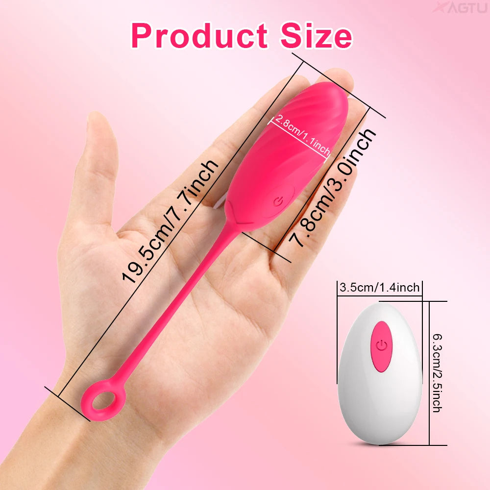 Oeuf vibrant télécommandé vibrateur pour point G