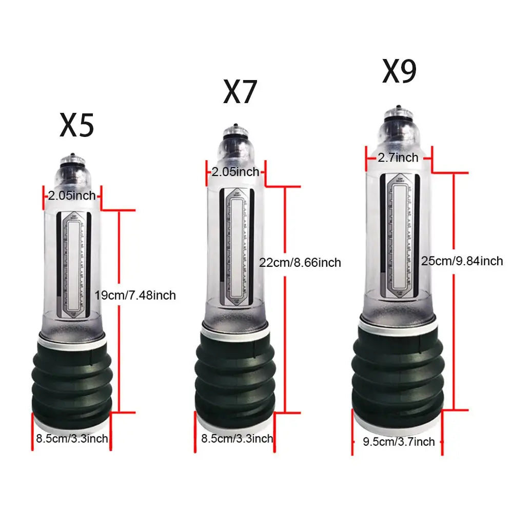Pompe à pénis mâle pompe à vide d'eau, pompe d'agrandissement du pénis extension de bite exercices Clickbing Market