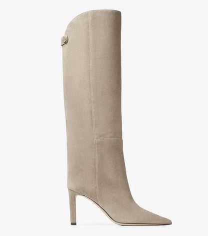 Bottes hautes en cuir de bœuf