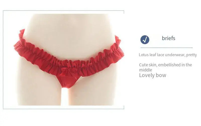 Lingerie de Noël, Sous-Vêtements de Papillon, Pyjama de Noël, Ensemble de Soutien-Gorge Clickbing Market