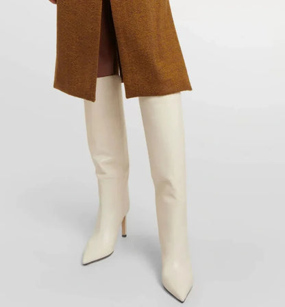 Bottes hautes en cuir de bœuf