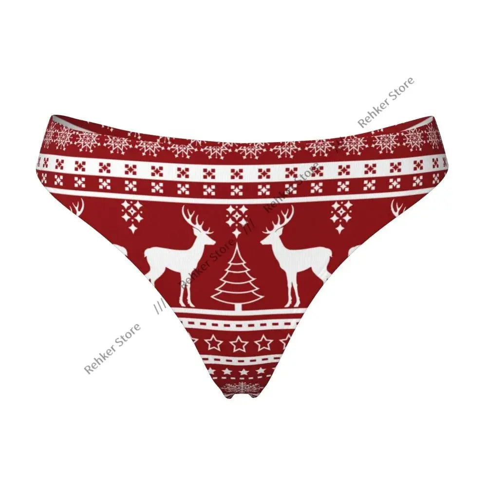 String sexy de Noël, culotte, sous-vêtements, lingerie, respirant Clickbing Market