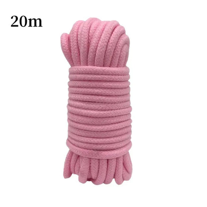 Corde de Bondage en coton doux de 5 à 20m, Kit de jouets sexuels pour jeu de rôle Bdsm, produit de jeu pour Couples Clickbing Market
