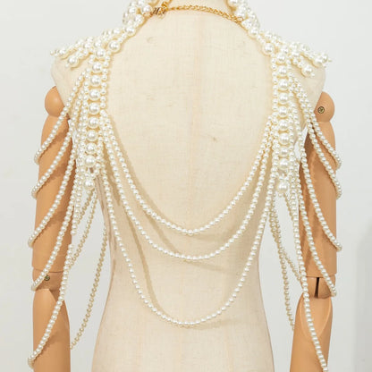 Nouvelle chaîne de corps sexy en perles multicouches faites à la main