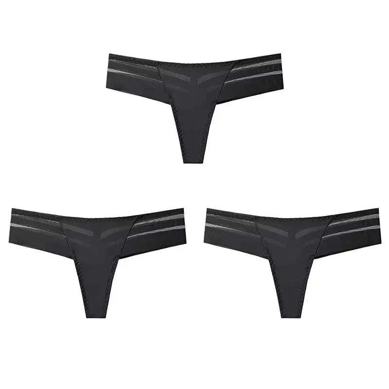 Ensemble string,culottes sans couture Perspective sous-vêtements transparents Clickbing Market