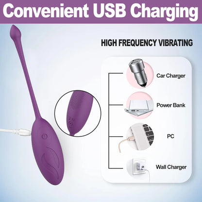 Oeuf vibrant télécommandé vibrateur pour point G