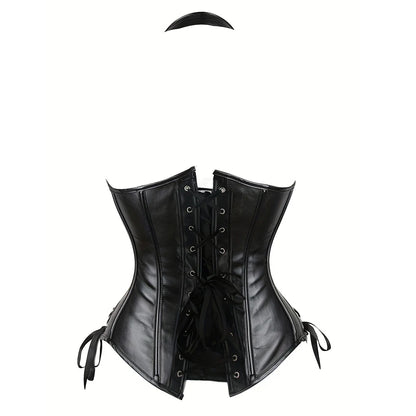 Corset bustier en cuir tendance corset sexy