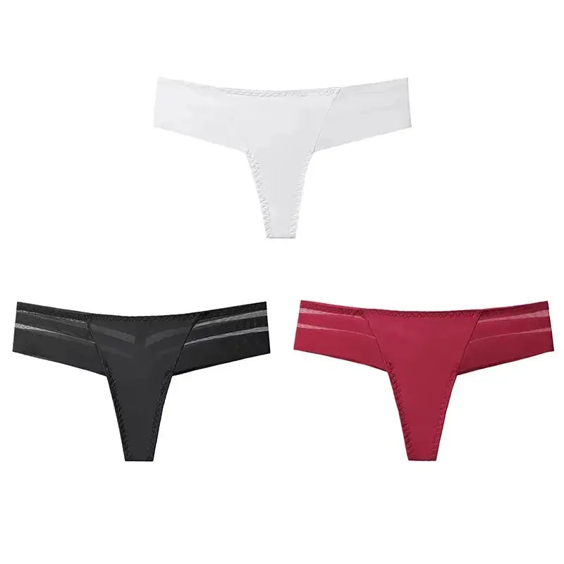 Ensemble string,culottes sans couture Perspective sous-vêtements transparents Clickbing Market