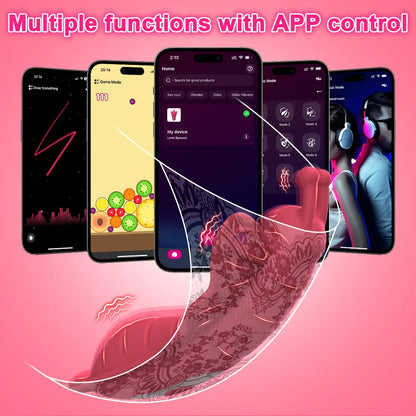 Vibromasseur à contrôle par application stimulateur de clitoris