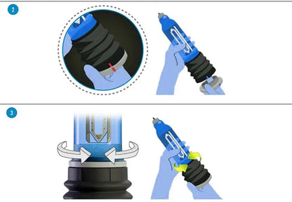 Pompe à pénis mâle pompe à vide d'eau, pompe d'agrandissement du pénis extension de bite exercices Clickbing Market