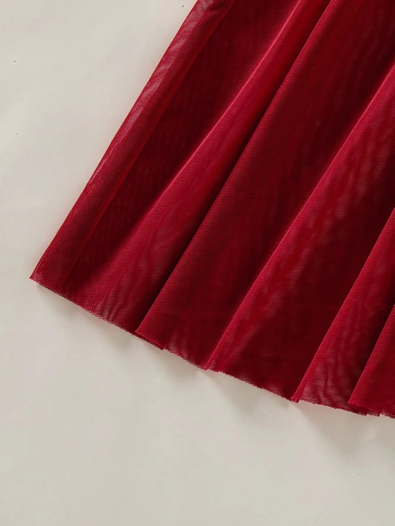 Chemise de nuit semi-transparente brodée style campagne rouge vin élégante et confortable Clickbing Market