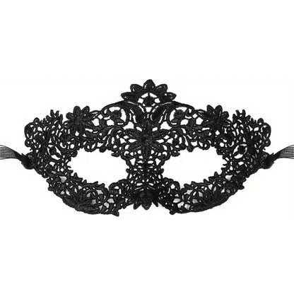 Ensemble de 2 masques de mascarade élégants en dentelle noire pour couples