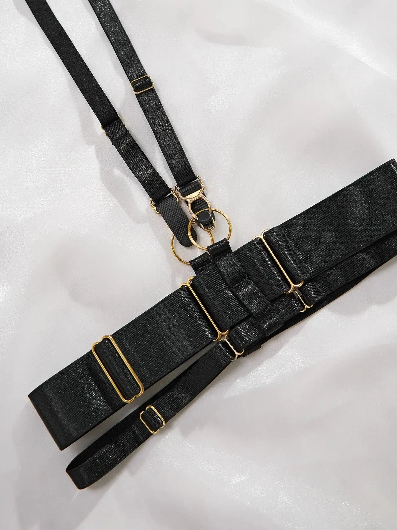 Lingerie dentelle soutien-gorge et slip avec jarretière et jambe anneau ensemble sous-vêtements romantique Clickbing Market