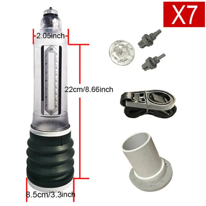 Pompe à pénis mâle pompe à vide d'eau, pompe d'agrandissement du pénis extension de bite exercices Clickbing Market