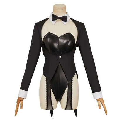 Déguisement lapin noir filles combinaison Costume queues couvre-chef chaussettes Clickbing Market