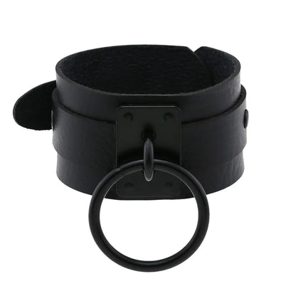 Bracelets à pendentif ronds noirs