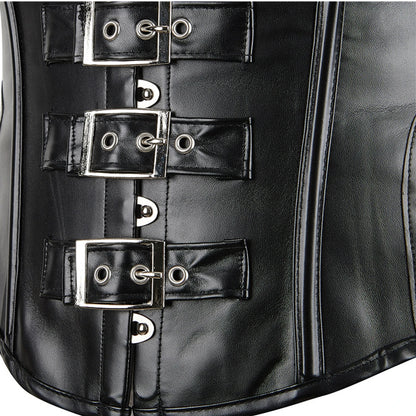 Corset bustier en cuir tendance corset sexy
