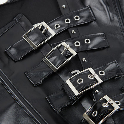 Corset bustier en cuir tendance corset sexy